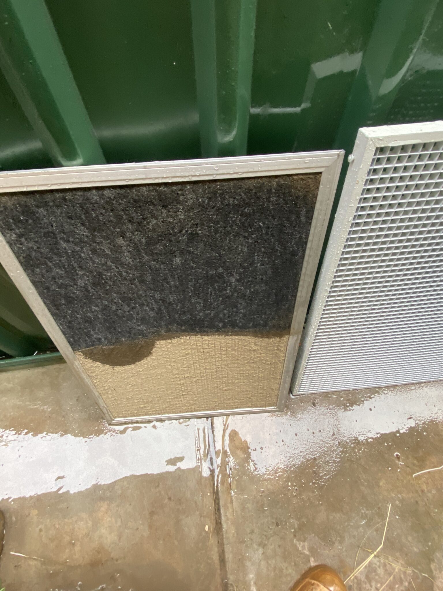 Return air filter maintenance